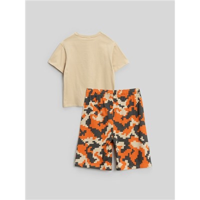 Набор детский для мальчиков ((1)футболка и (2)шорты) Aswa