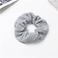 Резинка для волос «Орбита», классик жатка полосы, 10 см, серая