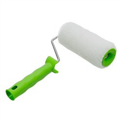 Валик "Искусственный мех" с ручкой, 150 мм, ворс 15 мм, D 48 мм, D ручки 6 мм, полиэстер Сибртех