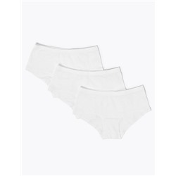 10pk Cotton With Stretch Shorts (2-16 Yrs)