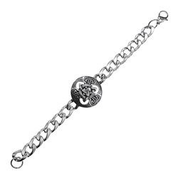 BS867-05 Браслет Трикветр, нержавеющая сталь, 20см
