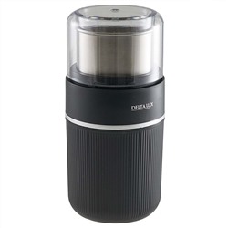 Кофемолка электрическая 300 Вт, 80 г, съемная чаша DELTA LUX DE-2203 черная