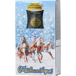 Конфуций. Новый год. Набор Чайная пара. Фруктовая корзинка 120 гр. карт.упаковка