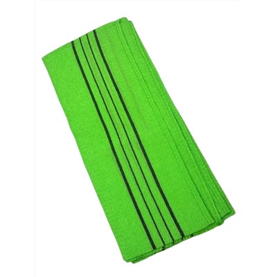 Bath Towel Мочалка-полотенце для душа с пилинг-эффектом / Basic Long Exfoliating Towel, зеленый