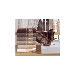 Махровые Банные Полотенца 70x140 см. 6 шт/уп. Cotton PURRY