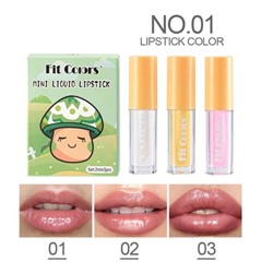 FIT Colors блеск для губ тинт плампер комплект 3 шт тип 2
