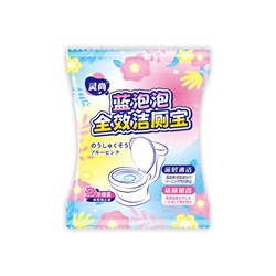 Таблетка очищающая для сливного бачка унитаза ТРЕХЦВЕТНАЯ, 1 шт. * 50 гр.