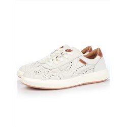 05-PDL251-2 BEIGE Кроссовки женские (натуральная кожа)