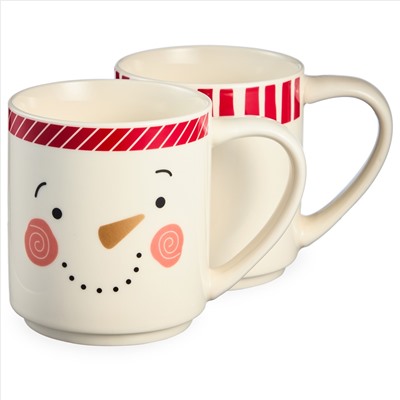 НАБОР КРУЖЕК LEFARD "SNOWMAN" 2 ШТ. 285МЛ