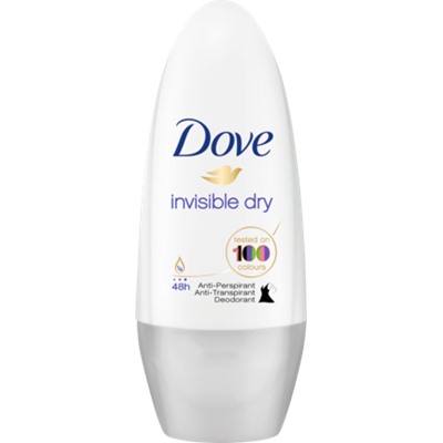 Dove Дезодорант Roll-on Invisible Dry, 50 мл