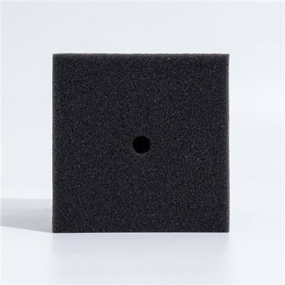 Губка прямоугольная для фильтра турбо № 16, 14×14×20 см, серая