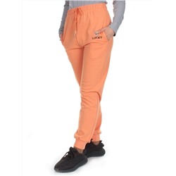 Q-02 ORANGE Брюки спортивные женские (85% хлопок, 15% полиэстер)