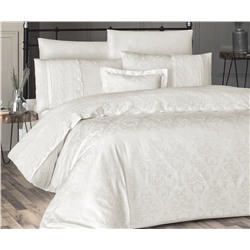 Сатиновое Постельное белье Евро 2 сп. V.I.P Moonlıght SATIN First Choice
