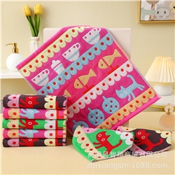 Cotton gauze towel, children's scarf for kindergarten, wholesale