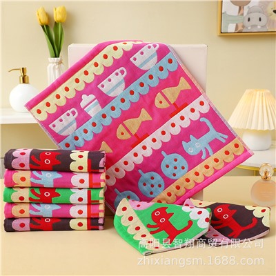 Cotton gauze towel, children's scarf for kindergarten, wholesale