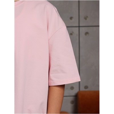 Футболка "Базовая" Розовый Девочка