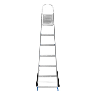 Стремянка, 7 ступеней, стальная, оцинкованная Сибртех