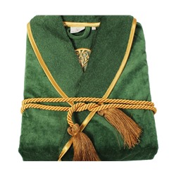 Халат Велюровый Женский (S) Arus Yeşil Bayan Small Bornoz - EcoCotton