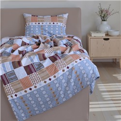 Постельное бельё 2 сп Экономь и Я 175*225см, 175*225см, 50*70см-2шт, 60г/м2, микрофибра