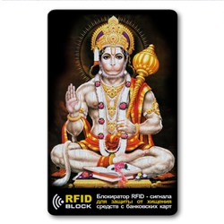 RF048 Защитная RFID-карта Хануман, металл