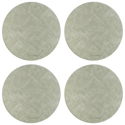 Набор из 4-х сервировочных салфеток Leanera, Ø35 см, мятные