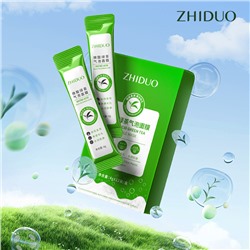 Пузырьковая маска для лица с микрокислотами и экстрактом зеленого чая Zhiduo Micro Acid Green Tea Bubble Facial Mask, 4 гр