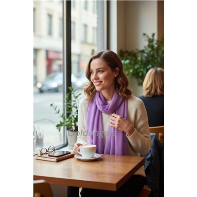 Шарф шифоновый однотонный Арт 0984/14