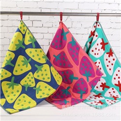 Towel, gauze strawberry for party, soft wet wipes for face, wholesale