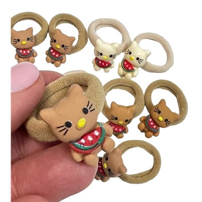 Резинки детские для волос (котята) 2 шт РД16 тип 1