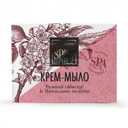 Planet SPA Altai крем-мыло "Розовый гибискус и миндальное молочко", 90 г