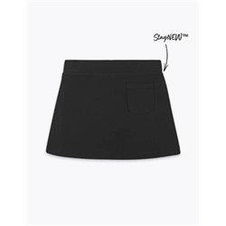 Girls' Cotton with Stretch Sports School Skorts (2-16 Yrs)