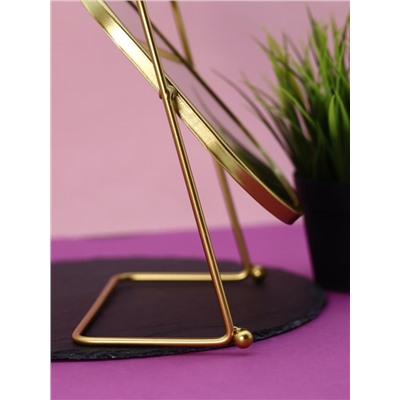 Зеркало настольное GIRLY "Golden moon", yellow