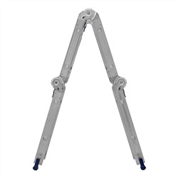 Лестница шарнирная алюминиевая, 4 х 2 ступени, Сибртех