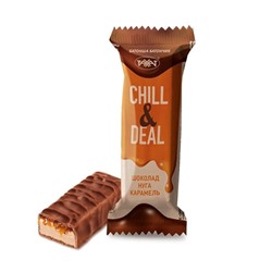 Батончик CHILL&DEAL   с карам и нугой пп/пл 35гр, Рахат