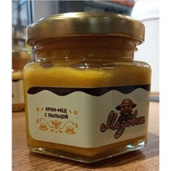 Крем-мёд с пыльцой,  150гр