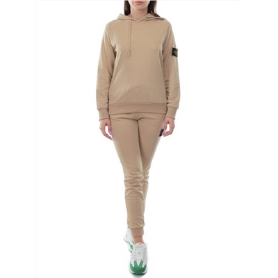 E102 BEIGE Костюм спортивный женский (хлопок 90%, полиэстер 10%)