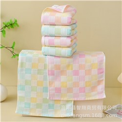 Double-layer towel, gauze soft eating bib, scarf, wholesale