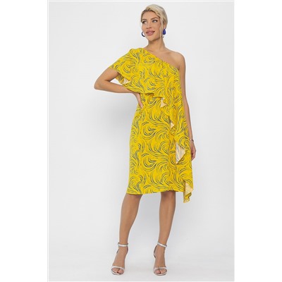 Платье Шардоне (ярко-желтое) П13771-36М