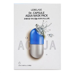 Lebelage Уценка Тканевая маска с морской водой / Dr. Capsule Aqua Mask Pack, 25 мл