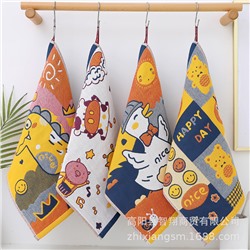 New Kakalong series gauze square scarf Korea soft absorbent kitchen hand wipe towel factory price wholesale
