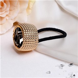 Резинка для волос «Модная штучка», глянец точка, золото