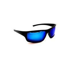 Мужские поляризационные - POLARIZED 3004 черный матовый синий
