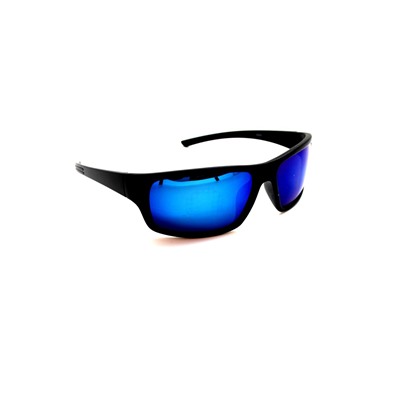 Мужские поляризационные - POLARIZED 3004 черный матовый синий