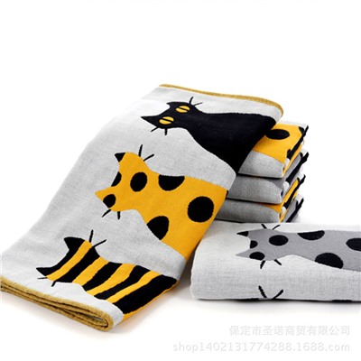 Gauze creative towel for beloved for face washing, quick dry, wholesale