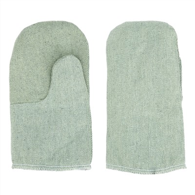 Рукавицы утепленные, брезентовые, огнеупорные, ватин, 2 размер Сибртех