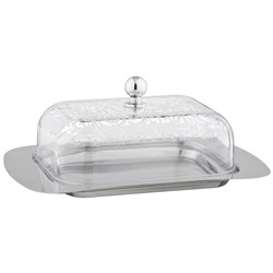 МАСЛЕНКА AGNESS С ПЛАСТИКОВОЙ КРЫШКОЙ 19*12*7 СМ (КОР=24ШТ.)