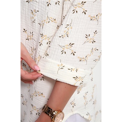 Женская рубашка 32745 / бежевый