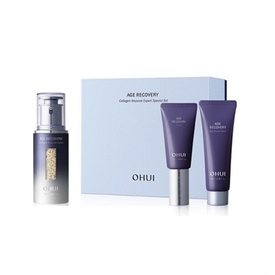 O HUI Age Recovery 50 мл коллагенной ампулы Expertl ( + 20ml cream + 45ml foam )