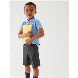 2pk Boys' Plus Fit Cargo School Shorts (4-14 Yrs)