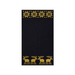 Полотенце махровое 6с103.412ж1 Расписные и олени(т.желтый) 50х90см